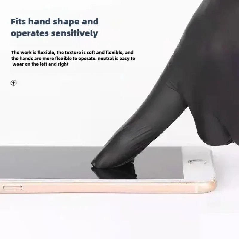 黒 Xl ラテックス手袋 Pvc 手袋使い捨てニトリル手袋家 - Latex Disposable Glove のレビューと価格