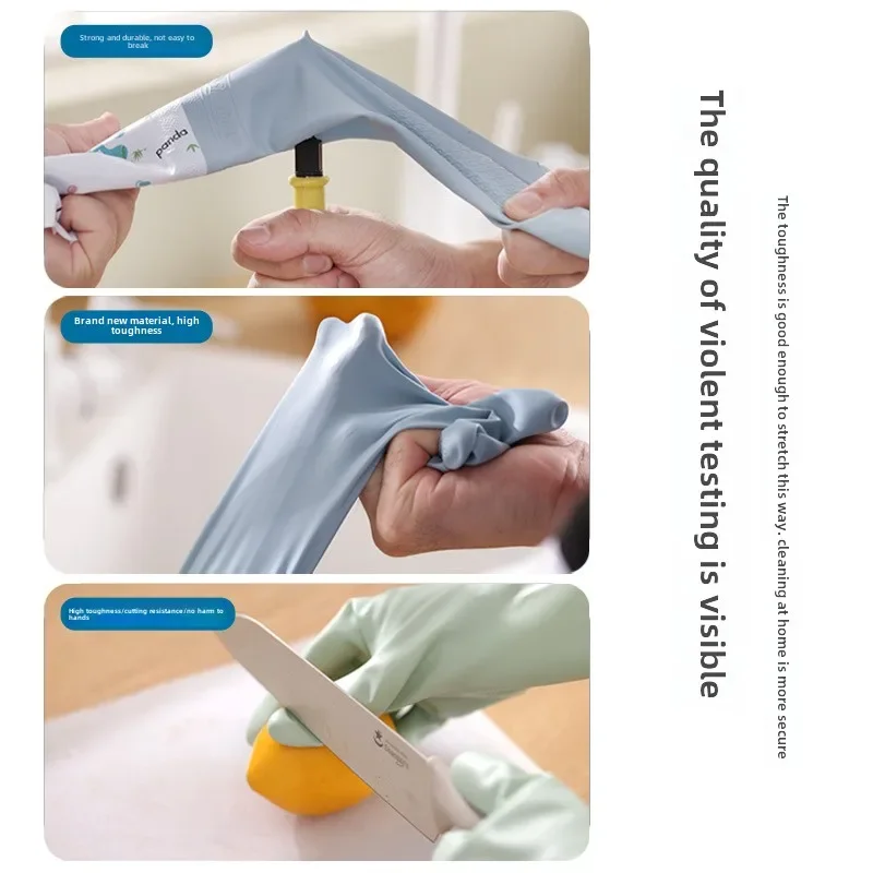 女性用キッチン手袋 - 食器洗い、掃除、洗濯、家事用の耐久性 - Dish Glove Rubber のレビューと価格