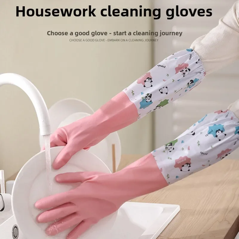 女性用キッチン手袋 - 食器洗い、掃除、洗濯、家事用の耐久性 - Dish Glove Rubber のレビューと価格