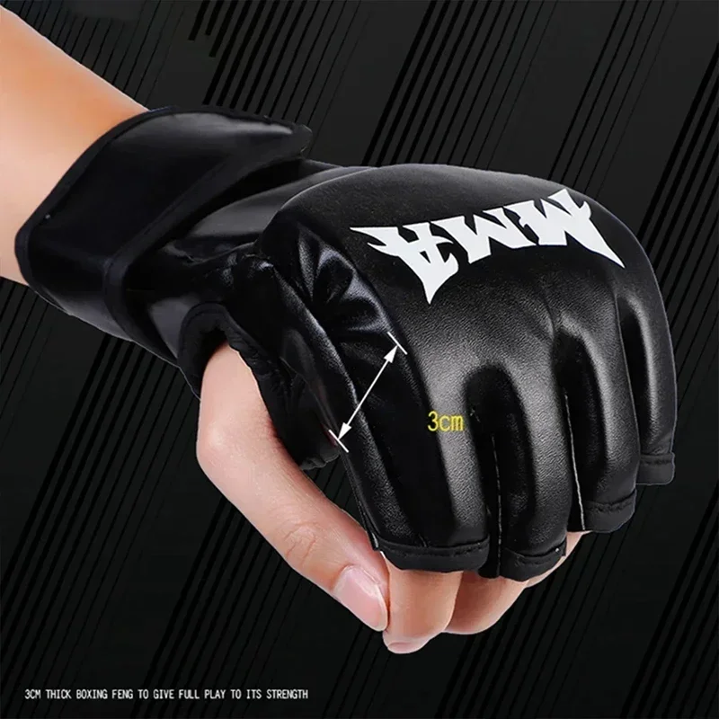 プロボクシングトレーニンググローブ ハーフフィンガーレザーク - Motorcycle Glove Knuckle のレビューと価格