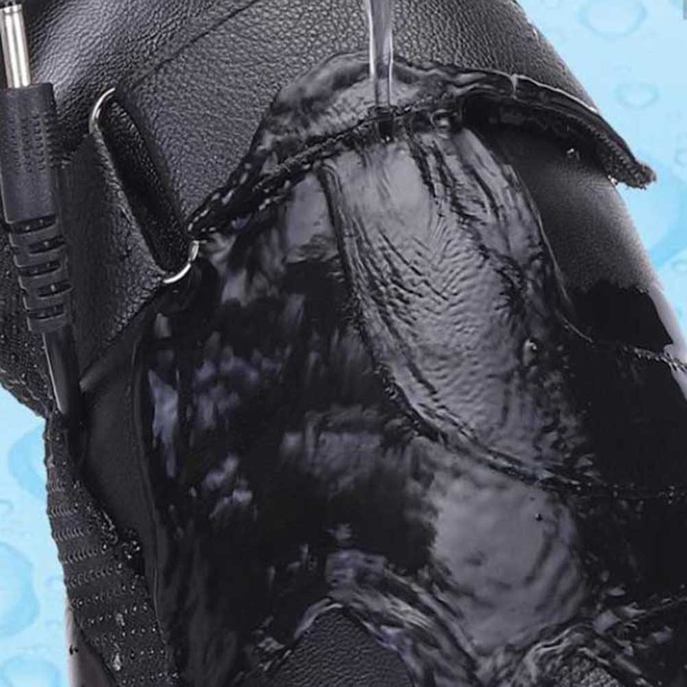 1 ペア加熱手袋冬用保護防水暖かい手袋黒低電力インテリジェン - Heat Resistant Glove のレビューと価格