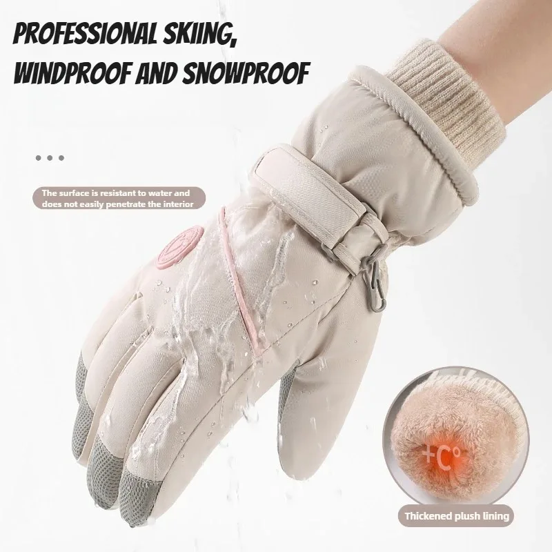防風・保温性に優れたスキー用手袋。ウールフリース裏地、タッチ - Wool Glove Lined のレビューと価格