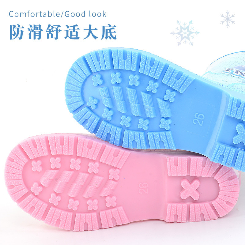 かわいい「アナと雪の女王」エルサ姫のレインブーツ。女の子向け - Ski Glove Waterproof のレビューと価格