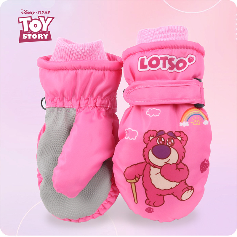 子供用 冬用 あたたかい スキーグローブ かわいい いちご柄 - Ski Glove Waterproof のレビューと価格