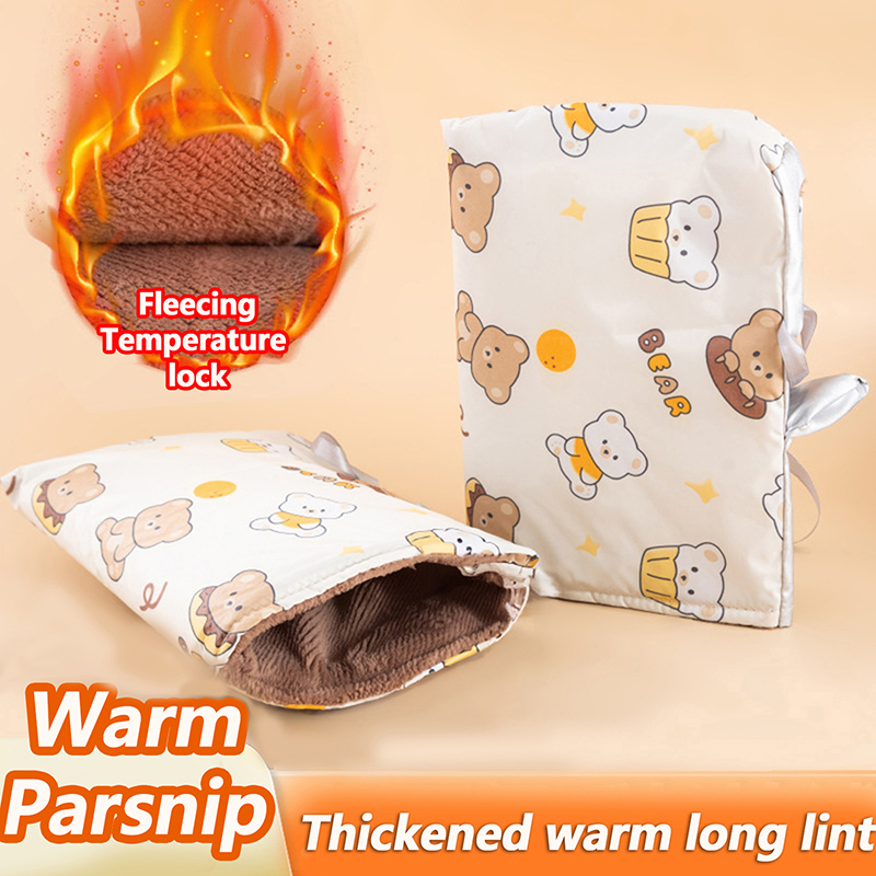 1 ペアオートバイハンドルバーグローブマフ冬サイクリンググロ - Heat Resistant Glove のレビューと価格